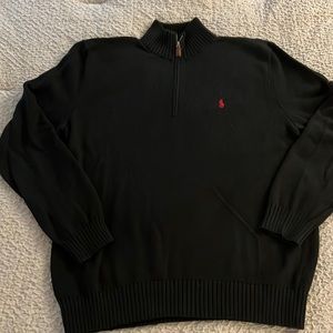 Men’s Polo quarter zip sweater